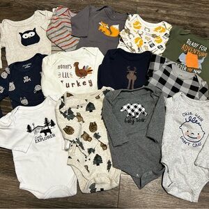 13 Assorted Baby Bodysuits/Onesies